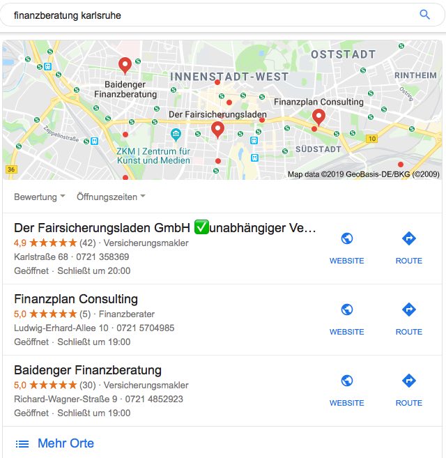 SEO für Finanzberatung Stuttgart