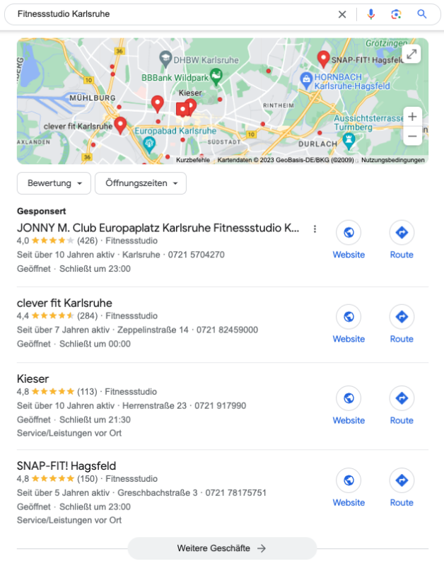 SEO für Sport und Fitness