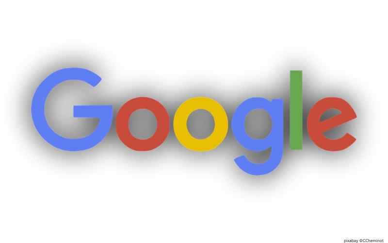 Das Wort google in bunten Farben