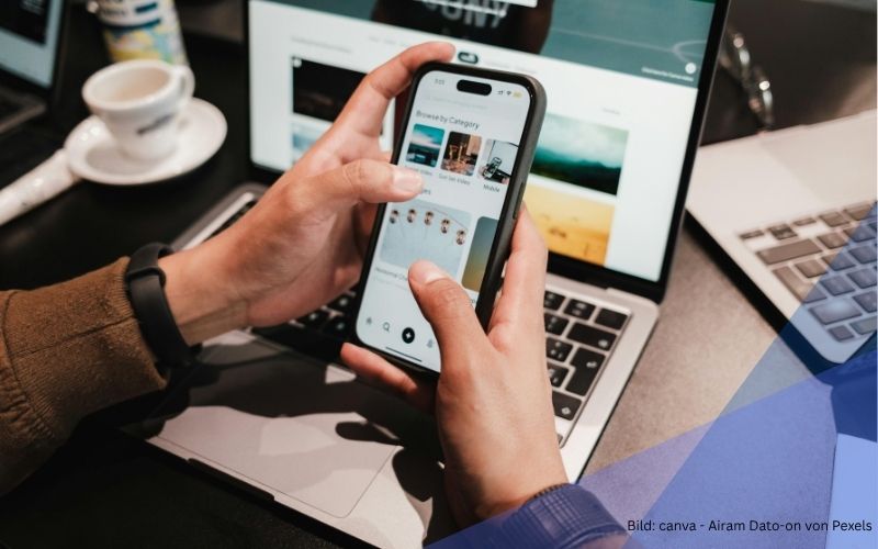 Bildersuche auf Handy und Laptop zum Thema google Bildersuche verstehen und strategisch nutzen